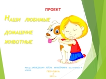 Наши любимые животные