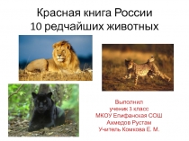 Красная книга России. 10 редких животных