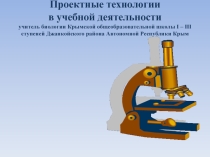 Проектные технологии в учебной деятельности