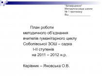 Презентация методического объединения гуманитарного цыкла