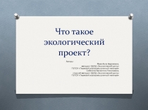 Презентация Что такое прект?