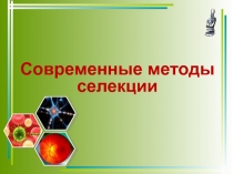 Презентация - Современные методы селекции