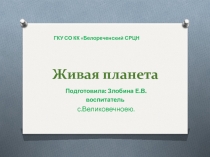 Презентация на экологическую тему Живая планета