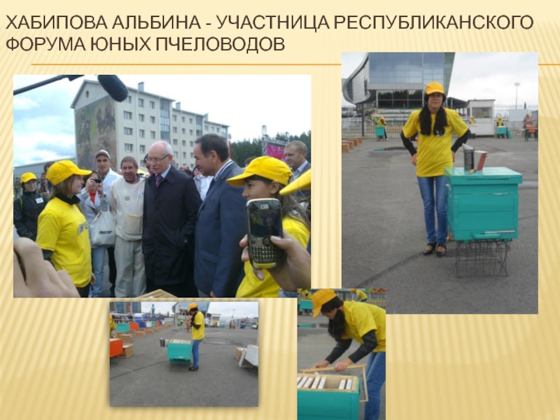 Презентация МБОУ Уразовский лицей Хабипова Альбина - участница республиканского форума юных пчеловодов Хабипова Альбина - участница республиканского форума юных пчеловодов