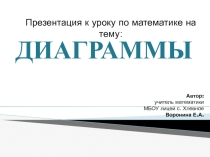 Презентация к уроку по математике на тему Диаграммы (6 класс учебник Зубаревой)