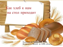 Презентация к занятию в подготовительной группе на тему Как хлеб на стол приходит