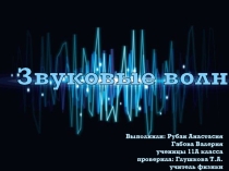 Презентация по физике на тему Звуковые волны