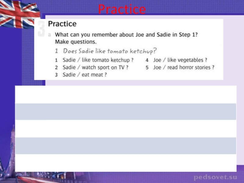 Scary things. Pr.Simple; questions and short answers. Practice Practice