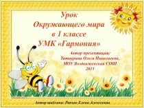 Презентация к уроку окружающего мира. Тема Насекомые. 1 класс. УМК Гармония