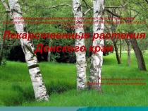 Презентация по окружающему миру на тему Лекарственные растения Донского края