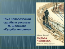 Презентация к уроку литературы по рассказу Судьба человека М. Шолохова