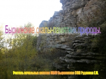 Презентация. Быркинские скалы -памятник природы