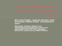 Презентация Воронцы - символ роосошанского района