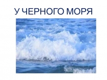 Презентация с видео файлами по окружающему миру на тему У Чёрного моря
