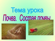 Презентация Почва. Состав почвы