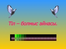 Тіл - болмыс айнасы