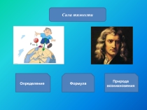 Интерактивный плакат по теме Сила тяжести