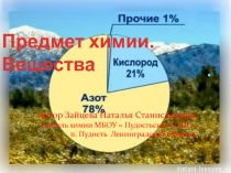 Презентация по химии на тему Предмет химии. Вещества. (8 класс)