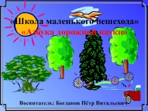 Презентация по ПДД Школа маленького пешехода