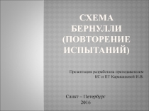 Презентация по математике на тему Схема Бернулли