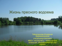 Презентация по окружающему миру для 4 класса Водоёмы родного края.