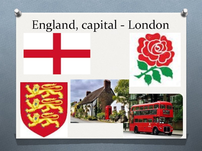 Презентация по английскому языку Что такое Великобритания? England, capital - London England, capital - London