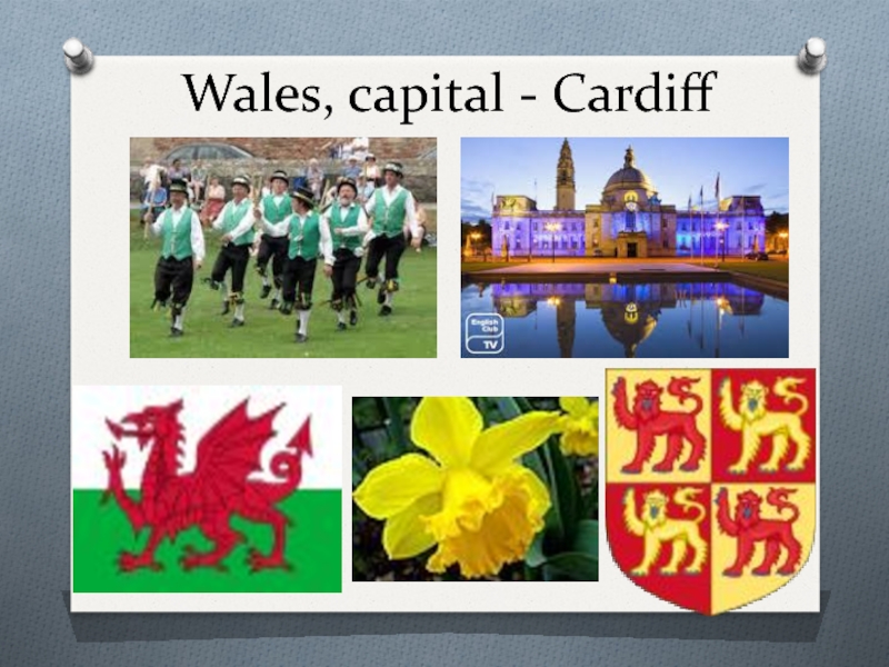 Презентация по английскому языку Что такое Великобритания? Wales, capital - Cardiff Wales, capital - Cardiff