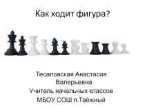 Шахматы первый год обучения закрепление материала Как ходит слон
