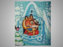 Презентация-приложение к занятию по познавательному развитию в средней группе по темеИзбушка для Лисички