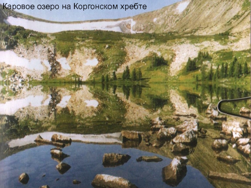 Презентация Алтай- наш край родной Каровое озеро на Коргонском хребте Каровое озеро на Коргонском хребте