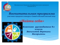 Воспитательная программа 9 класс