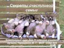 Элективные курсы по взоимоотношениям среди молодежи.Классный час в 11-х классах