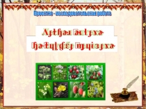 Научно- исследовательский проект Лесная аптека на службе человека 4 класс