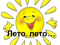 Презентация к занятию на тему Безопасность во время летних каникул