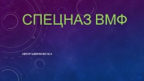 Презентация проекта Спецназ ВМФ
