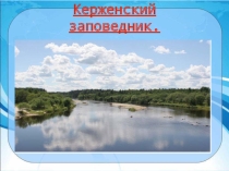 Керженский заповедник презентация по окружающему миру