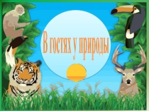 Презентация экологическая игра В гостях у природы