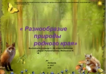 Презентация к уроку окружающий мир теме: Природа родного края