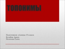 Проект учащихся 10 класса к уроку русского языка по теме Лексика