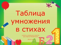 Презентация по математике Математические задачки на умножение