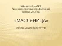 Презентация проведение праздника Масленица