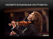Презентация  Назовите музыкальный инструмент для урока музыкальная литература