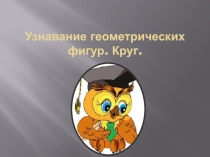 Узнавание геометрических фигур. Круг