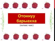 Презентация классного часа Отоннуу барыахха