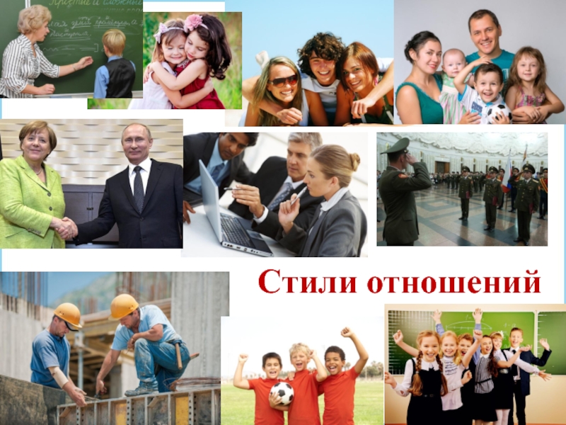 Презентация по обществознанию на тему Межличностные отношения (6 класс) Стили отношений Стили отношений