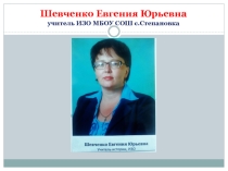 Презентация к обобщению опыта учителя ИЗО