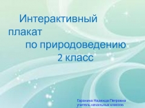 Интерактивный плакат по природоведению Вода в природе