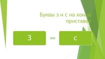 Презентация к уроку по русскому языку в 5 классе на тему правописание приставок на з-с