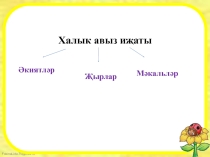 Презентация по татарскому литературе Мэкальлэр (5 класс)