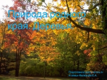 Презентация на экологическую тему Природа родного края